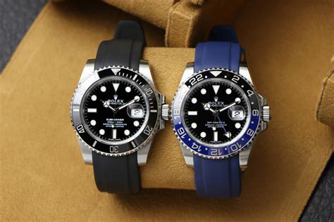 rolex with rubber|Rolex submariner rubber.